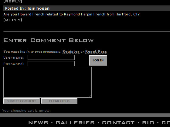 Glimpse: Photography of Howard French Slide # 3